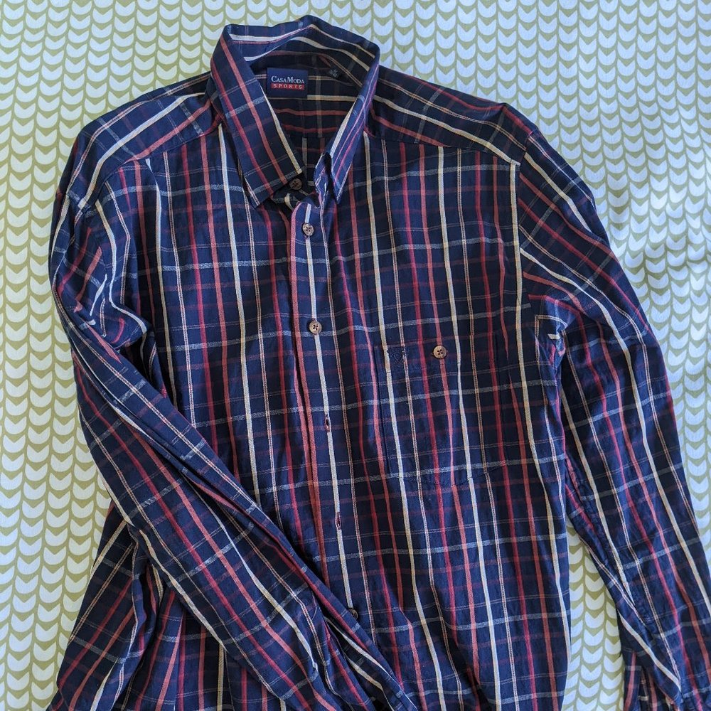 Casa Moda Plaid Shirt
